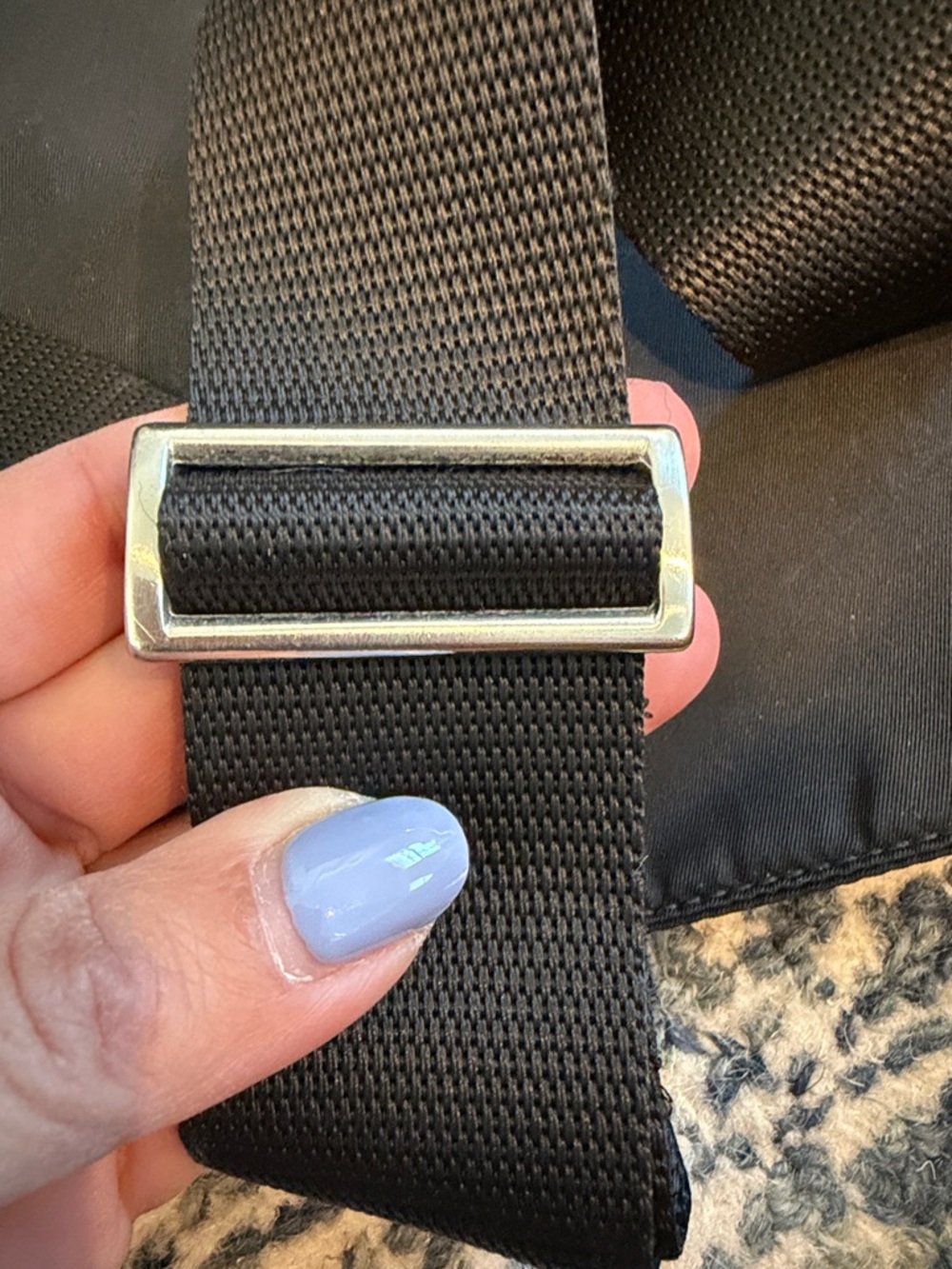 Prada Black Nylon Messenger Crossbody with Triangle Logo - Picture 3 of 9